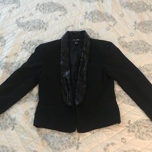 3/4 Sleeve Black Blazer.